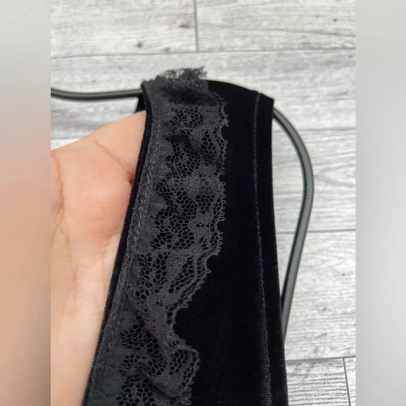 Cykxtees Sleeveless Maxi Dress Velvet Red Brocade VINTAGE 90's Y2K  XL - Picture 9 of 12